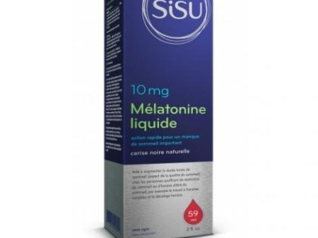 Sisu - liquid melatonin 10mg  black cherry - 59 ml Online Hot Sale