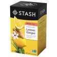 Stash - lemon ginger decaf herbal tea - 20 bags Online now