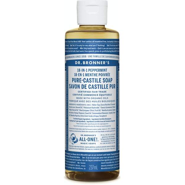 Dr. bronner s - pure castile soap liquid - peppermint on Sale