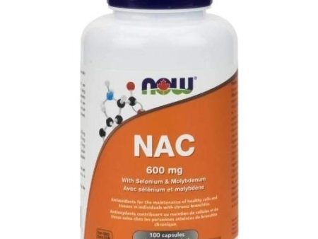 Now - nac-acetylcysteine 600mg - 100 vcaps Sale