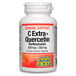 Natural factors - c extra + quercetin 500 mg   250 mg · bioflavonoids Online Hot Sale