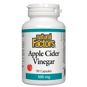 Natural factors - apple cider vinegar 500 mg - 90 caps Supply