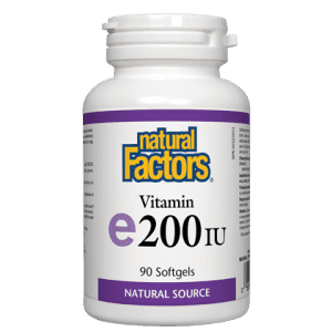 Natural factors - vit e 200iu - 90 sgels Fashion