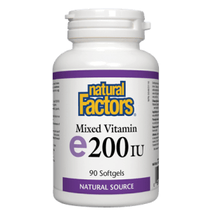 Natural factors - mixed vitamin e 200 iu Online now