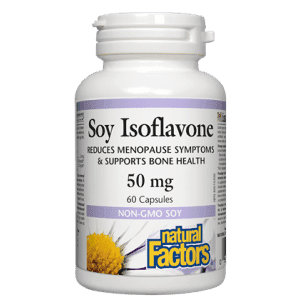 Natural factors -soya isoflavone 50mg - 60 caps Online