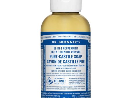 Dr. bronner s - pure castile soap liquid - peppermint on Sale