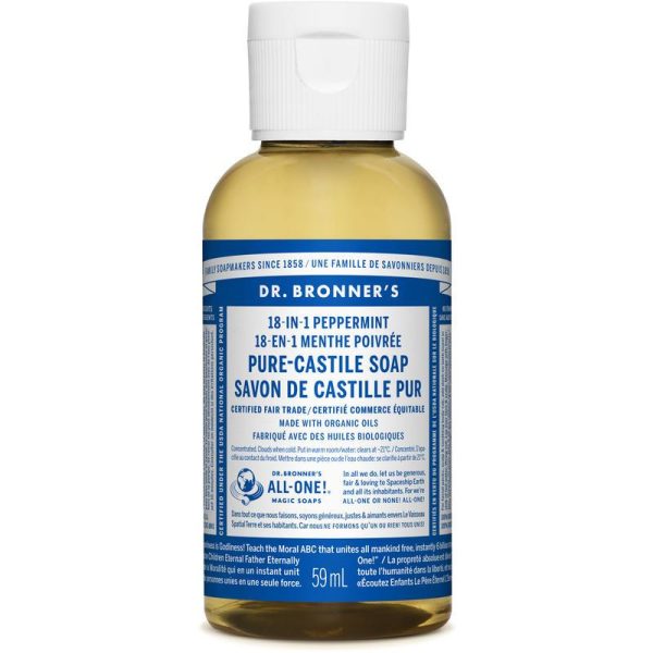 Dr. bronner s - pure castile soap liquid - peppermint on Sale