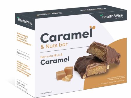 Health wise - proteins bars - caramel nut Online Sale