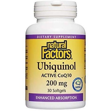 Natural factors - ubiquinol active coq10 200mg Online Hot Sale