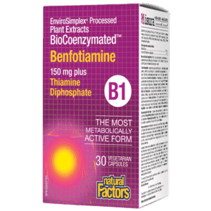 Natural factors - biocoenzymated benfotiamine b1 - 30 vcaps Online Hot Sale