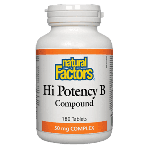 Natural factors - hi potency b compound - 50mg Hot on Sale