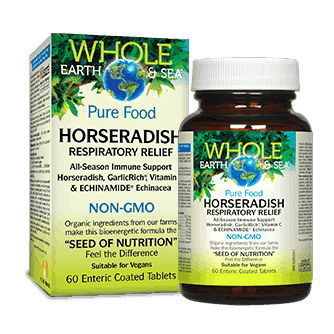 Natural factors - wes horseradish respiratory relief - 60 tabs For Sale