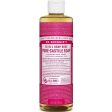 Dr. bronner s - pure castile soap liquid - rose Online Hot Sale