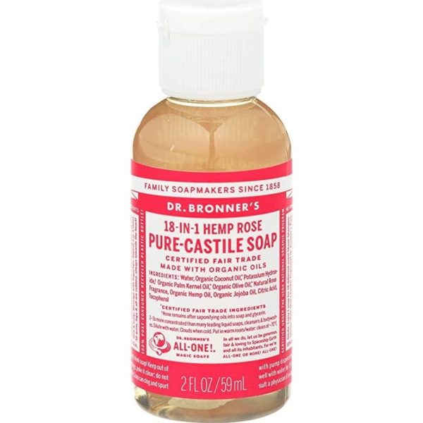 Dr. bronner s - pure castile soap liquid - rose Online Hot Sale