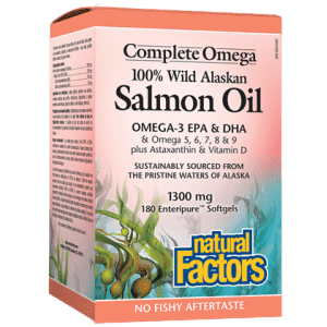 Natural factors - 100% wild alaskan salmon oil | complete omega® Supply