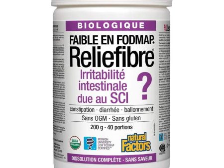 Natural factors - organic low fodmap reliefibre Online