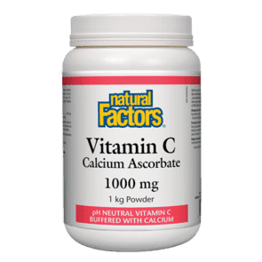 Natural factors - vitamin c 1000 mg calcium ascorbate powder Online