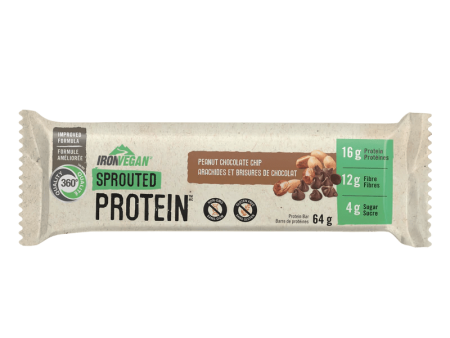 Iron vegan - sprouted-protein bar For Sale