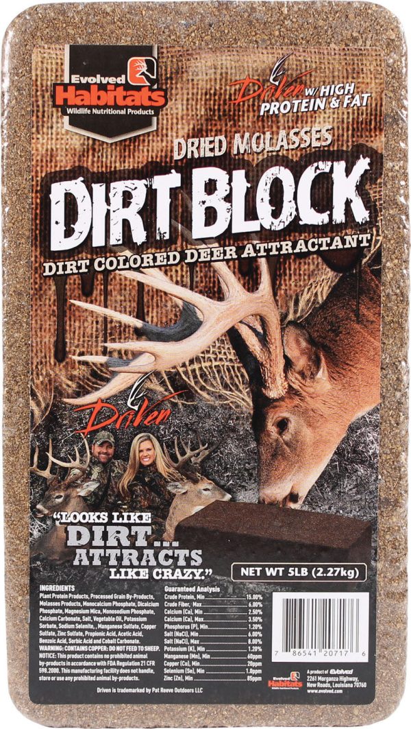 Evolved - Dirt Block Dried Molasses Deer Attractant on Sale