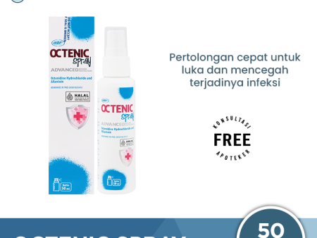 Octenic Spray 50 mL - Mencegah Infeksi pada Luka Hot on Sale