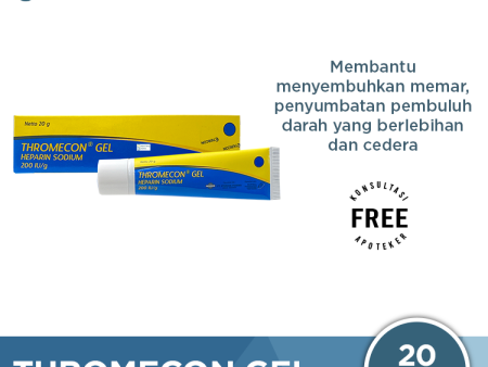 Thromecon Gel 20 g - Meredakan Lebam dan Luka Memar Online Sale