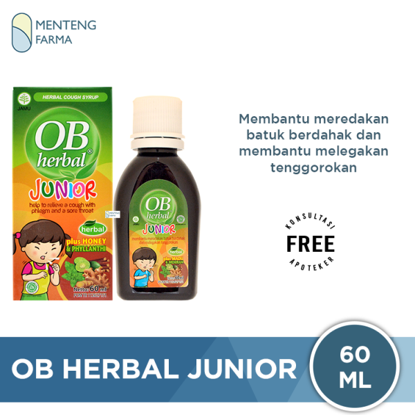 OB Herbal Junior 60 mL - Sirup Obat Batuk Anak on Sale