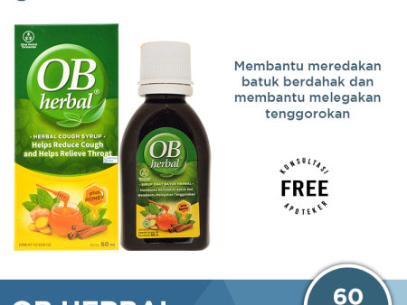 OB Herbal 60 mL - Obat Batuk Herbal For Cheap