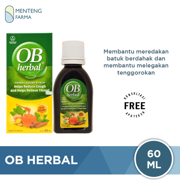 OB Herbal 60 mL - Obat Batuk Herbal For Cheap