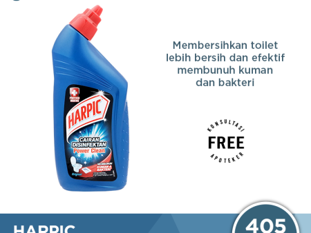 Harpic Power Clean Disinfektan Original 405 ML - Pembersih dan Penghancur Kerak Kloset For Sale