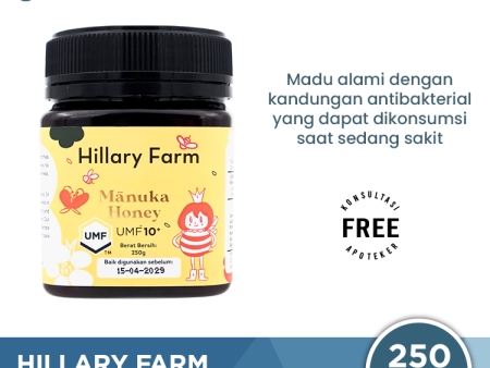 Hillary Farm Manuka Honey UMF 10+ 250 Gr For Sale