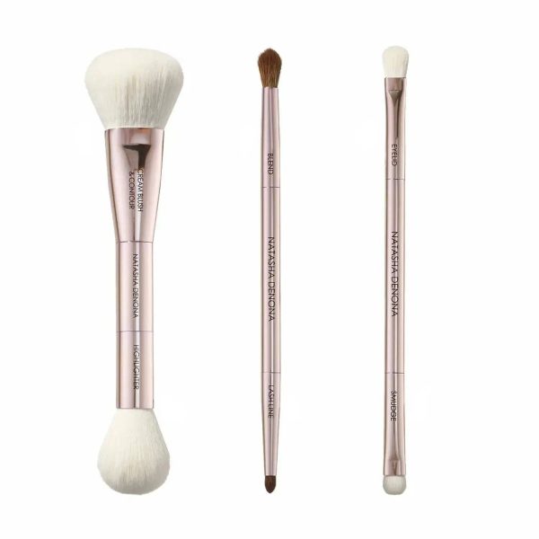 סט מברשות ותיק איפור - Makeup bag & brushes Set Discount