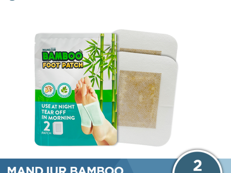 Mandjur Bamboo Foot Patch - Koyo Detox Kaki Bamboo Isi 2 Pcs Discount