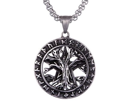 Riimu Tree Of Life kaulakoru - Teräs Online Sale