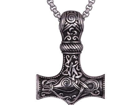 Knotwork Thorin Vasara kaulakoru - Teräs on Sale