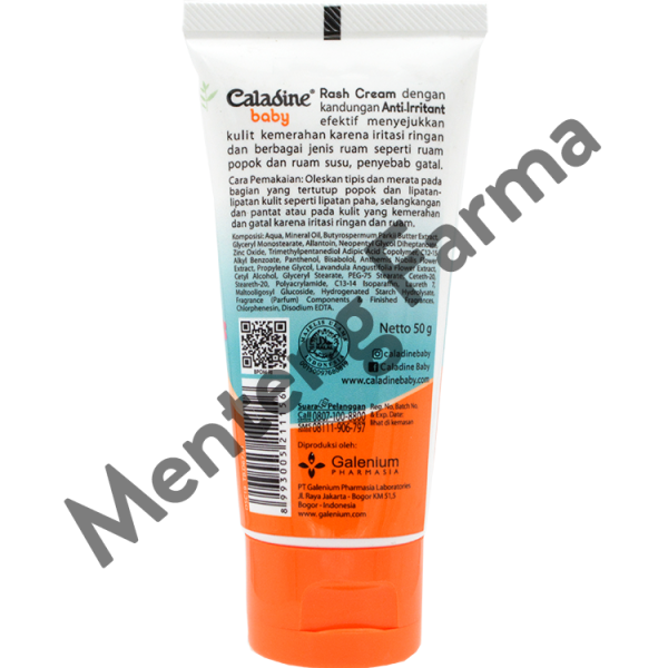 Caladine Baby Rash Cream 50 Gr - Pereda Ruam Gatal Iritasi Ringan Supply