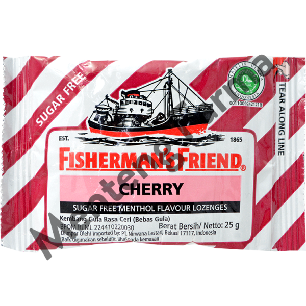 Fisherman s Friend Cherry Sugar Free - Permen Pelega Tenggorokan Discount