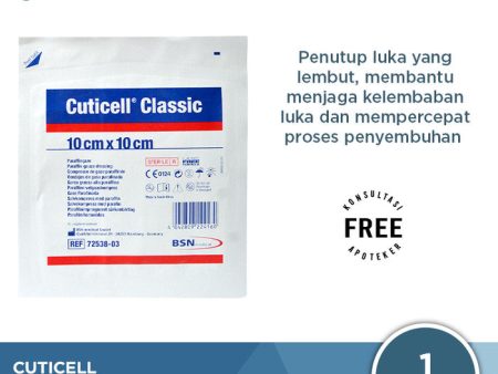 Cuticell Classic 10 CM x 10 CM - Plaster Perawatan Luka Sale