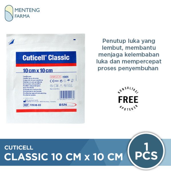 Cuticell Classic 10 CM x 10 CM - Plaster Perawatan Luka Sale