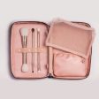 סט מברשות ותיק איפור - Makeup bag & brushes Set Discount