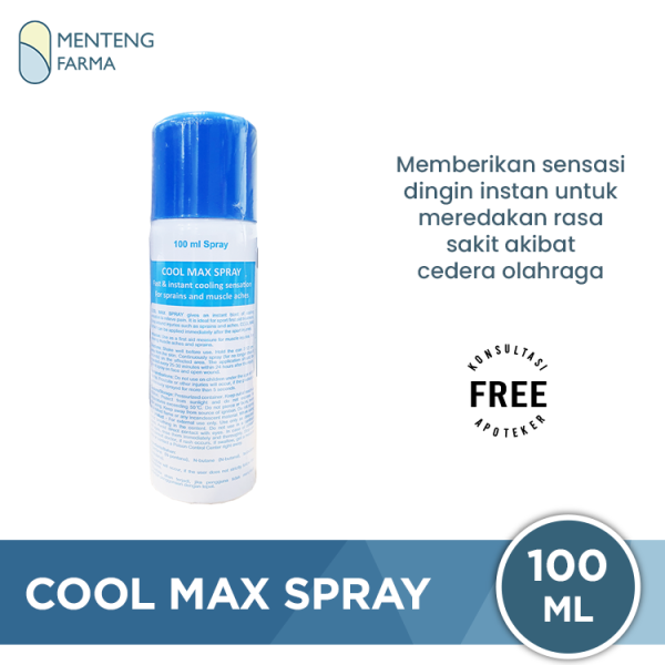 Cool Max Spray 100 mL - Pereda nyeri Otot dan Cedera Olahraga Online Sale