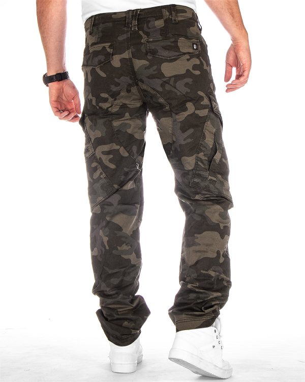 Adven reisitaskuhousut - Tumma Camo Online Sale