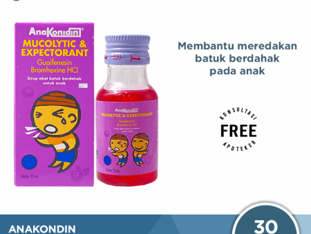 Anakonidin Mucolytic & Expectorant 30 mL - Obat Batuk Berdahak Anak on Sale