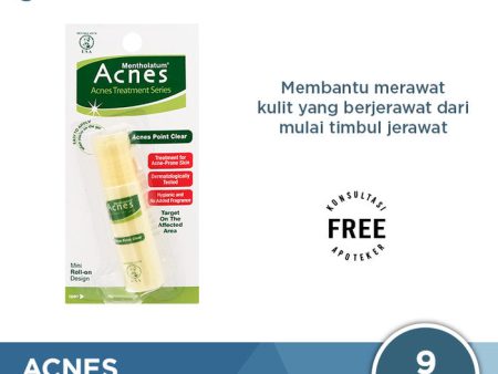 Acnes Point Clear Roll On 9 mL - Mencegah Timbulnya Jerawat Supply