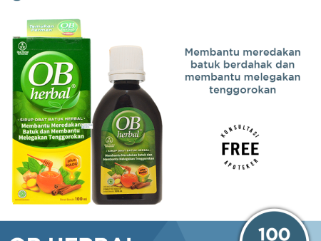 OB Herbal 100 mL - Obat Batuk Herbal Sale