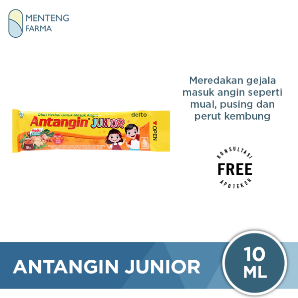 Antangin Junior Sachet 10 mL - Meredakan Masuk Angin Anak For Discount