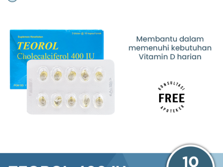 Teorol 400 IU 10 Kapsul - Suplementasi Vitamin D For Discount