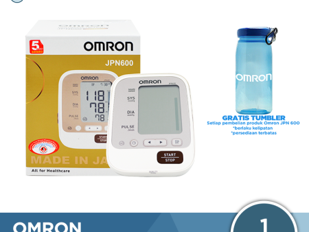 Omron Blood Pressure Monitor JPN-600 - Alat Pengukur Tekanan Darah Fashion