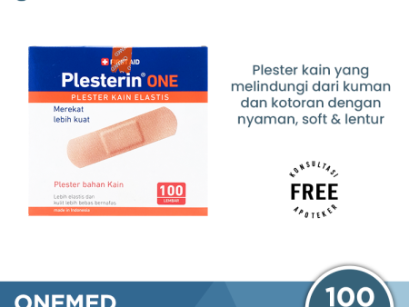 Onemed Plesterin One Kain Elastis 100 Lembar - Plester Luka Online Hot Sale