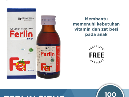 Ferlin Sirup 100 ml - Suplemen Kesehatan Anak Discount