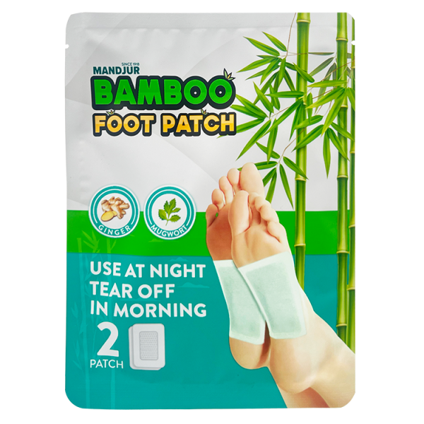 Mandjur Bamboo Foot Patch - Koyo Detox Kaki Bamboo Isi 2 Pcs Discount